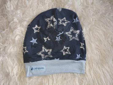 Beanie Kopfumfang ab 56cm "Sterne"